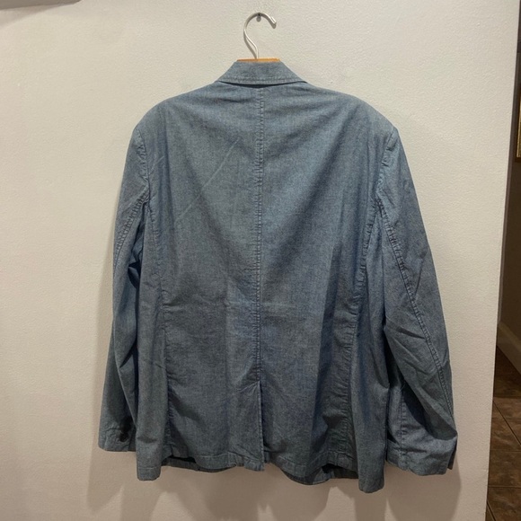 Denim Sport Coat/Blazer Jacket (L) by GAP - Picture 3 of 3